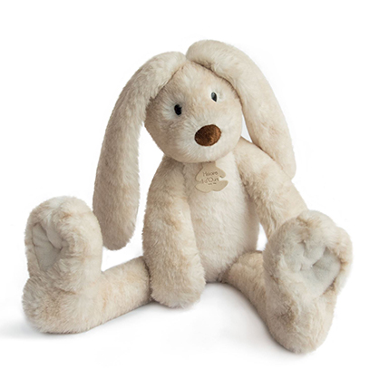 Fluffy lapin longues jambes ecru