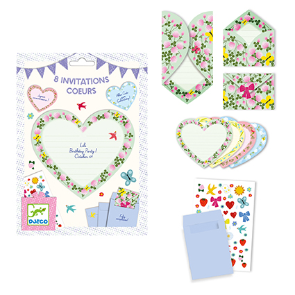 Targetas de invitación Corazones