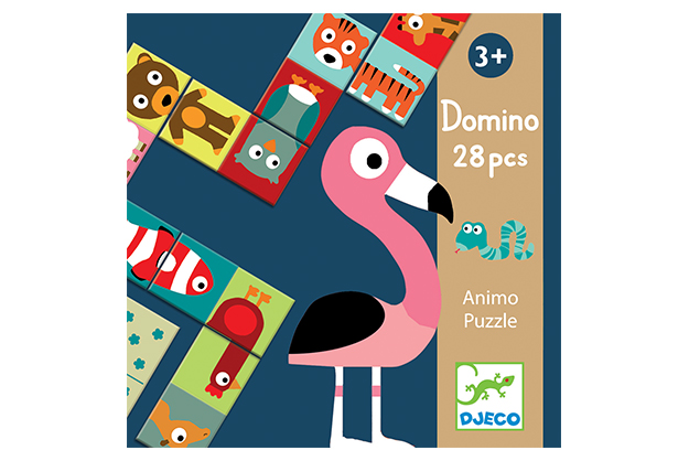 Educativos Domino Animo-puzzle