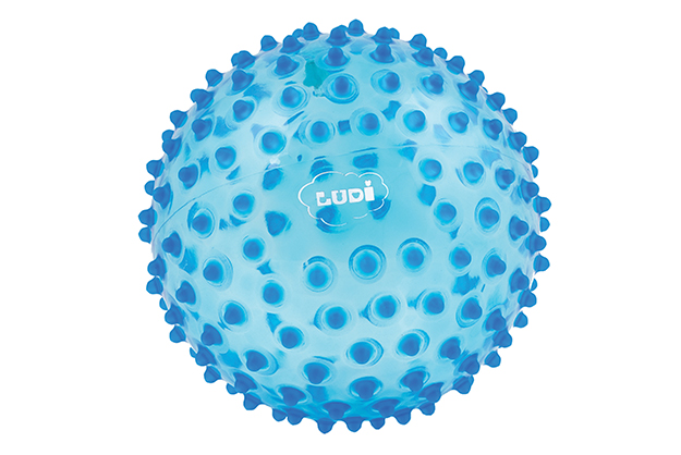 Pelota sensorial azul