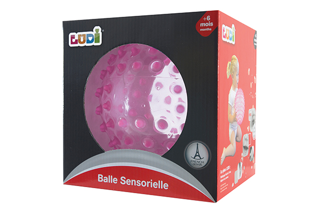 Pelota sensorial rosa